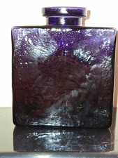 Wiesenthalhütte Blockvase Vase Klaus Breit Design Vintage Art Glass  70er Jahre