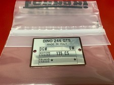 Ferrari 246 GTS Chassis Plate