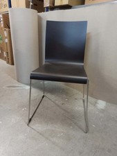 Pedrali Kuadra 1328 Stuhl - schwarz - Ausstellungsstück, UVP 203,-