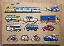 Holzpuzzle - 12 Teile -