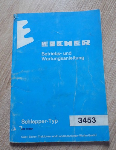 Eicher dieselschlepper 3453 - eicher,