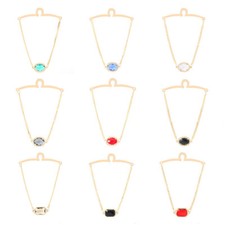 Herren Oval Kristall Strass