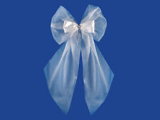 2x Kirchenbankschmuck in weiß o. creme -Kirchenschmuck, Autoschmuck, Hochzeit