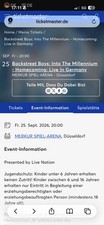 Backstreet Boys 1 Ticket