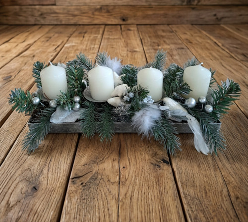 Adventskranz länglich modern