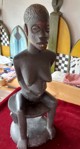 Afrikanische holzfigur - afrikanische,
