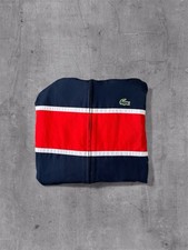 Lacoste Windbreaker / Trainingsjacke – Navy Blau, Rot & Weiß