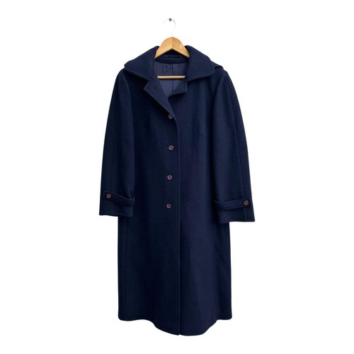 Damen mantel dunkelblau wolle - damen,
