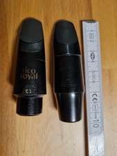 2x Mundstück - Alt Saxophone - 1 X rico royal C3 1x no name