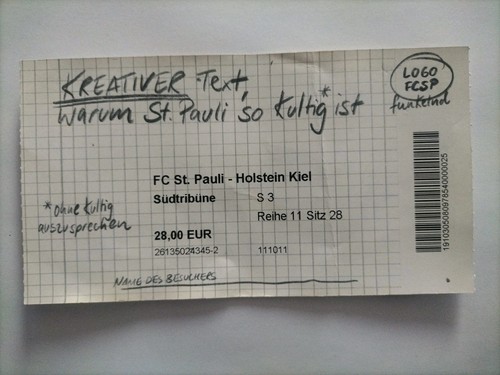 Sammler ticket fc - fc, st