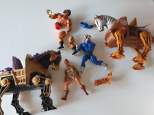 MOTU Masters of the Universe Ersatz Stridor Stalker Teela Jitsu Mekaneck Qwildor