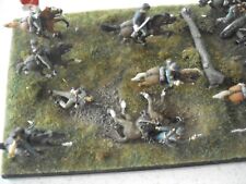 zinnfiguren-kriegsschauplatz-soldaten im kampf/gefecht-diorama