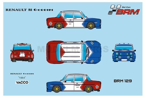 Brm model cars - brm129, r8