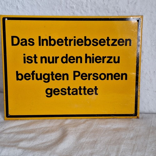 Altes blechschild das - altes, "das