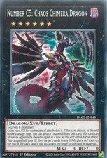 YuGiOh Number C5: Chaos Chimera Dragon DLCS-EN045 Common Englisch NM 1st
