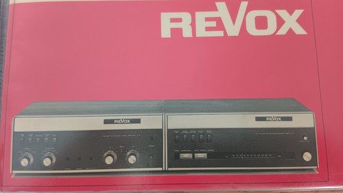 Bedienungsanleitung für revox - bedienungsanleitung,