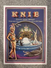 Circus Knie 'Circus unter Wasser' 1989 Schweiz / Schweizer Plakat