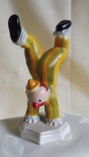 seltene Goebel Figur, Clown macht Handstand, 13 cm hoch, Top-Zustand