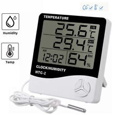 Digitale Wetterstation Thermometer / Hygrometer mit Außensensor LCD Innen Außen.