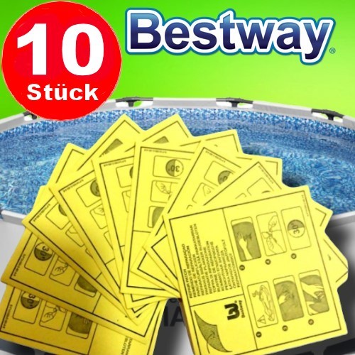 10x bestway pool reparaturset - bestway,