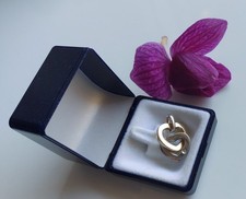 8k 333er Gelbgold & Weißgold Herzen Anhänger