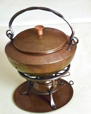 Feuerzangenbowle Handarbeit Kupfer Schmiedeisen vollständig 70er Jahre Vintage