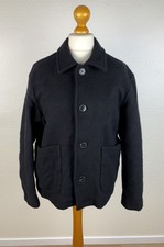 Marc O'Polo Damen Gr. L 42-44 Walk Filz Jacke Wolle schwarz Herbst Winter 91B