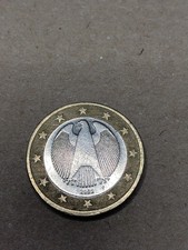 1 Euro Münze 2002 Drehende Sterne