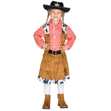 Mädchenkostüm Cowgirl Cowboy