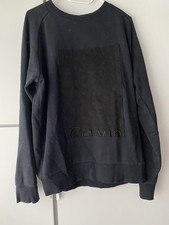 Calvin Klein Jeans Herren Pullover in Schwarz Gr. XL