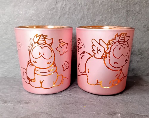 Nici einhörner rosa - set),