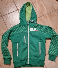 Alptraum Hoodie grün pink, Gr. S, Oberstdorf Allgäu, Snowboard, Kult, unisex