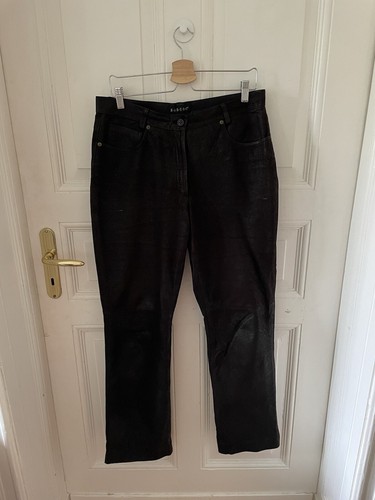 Vintage dark brown leather - dark,