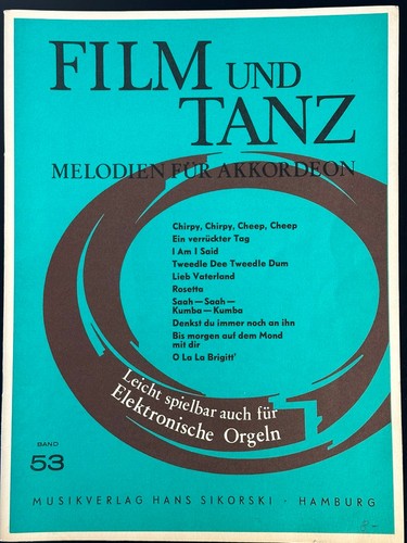 Noten film und tanz band - noten,