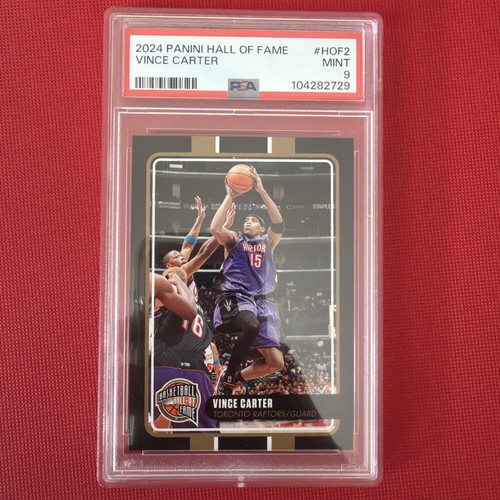 Vince carter psa hall of - carter, 9