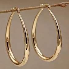 Damen gold vergoldet oval - damen,