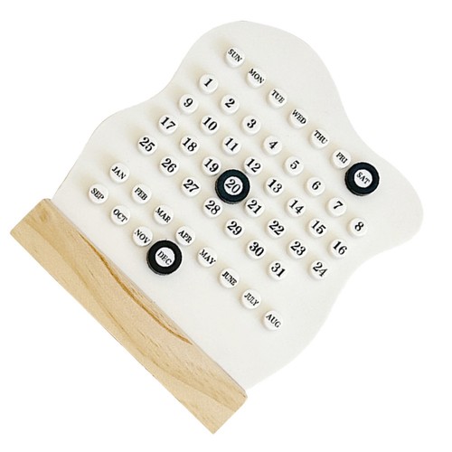 Raumdekor kalender holz - raumdekor-kalender, für