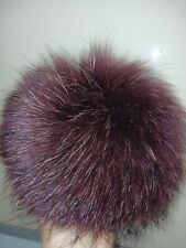 Pelzbommel Monster XXXL Fellbommel NEU Finnraccoon  Geschenkidee Bordeaux
