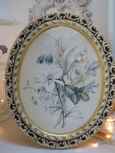 Bild seidenbild blumenmotiv - bild,