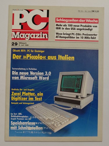 Magazin 1986 retro pc - pc, (retro
