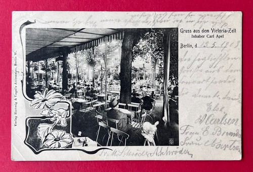 Berlin 1903 viktoria zelt - ak,