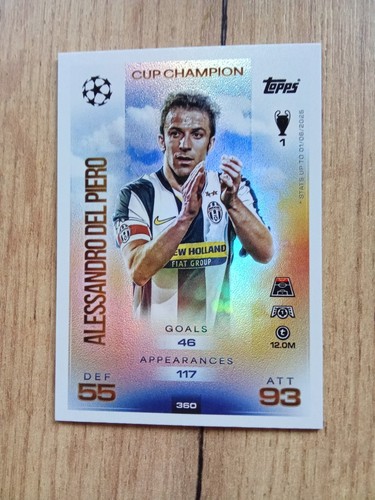 Topps karte alessandro del - topps,