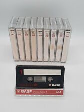 40x  BASF Ferro Extra I 90  Black - Schwarze Kassette TAPE MC - Retro - Vintage
