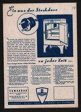 NÜRNBERG, Prospekt 1935, Lumophon Radio-Kühlschrank-Werke Eis aus der Steckdose