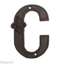 Hausnummer "C" Buchstabe