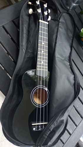 Uke sopran ukulele - bw,