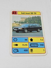 Audi Avant 100 TDI - A4  - Einzelkarte - Quartett  (4)