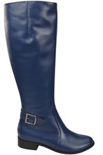 Damen Lederstiefel  Gefüttert