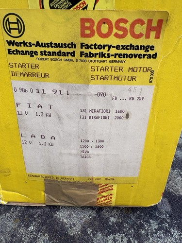 Starter anlasser lada - anlasser, niva