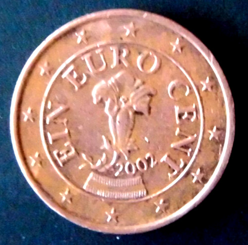 Münze cent 2002 österreich - 1,